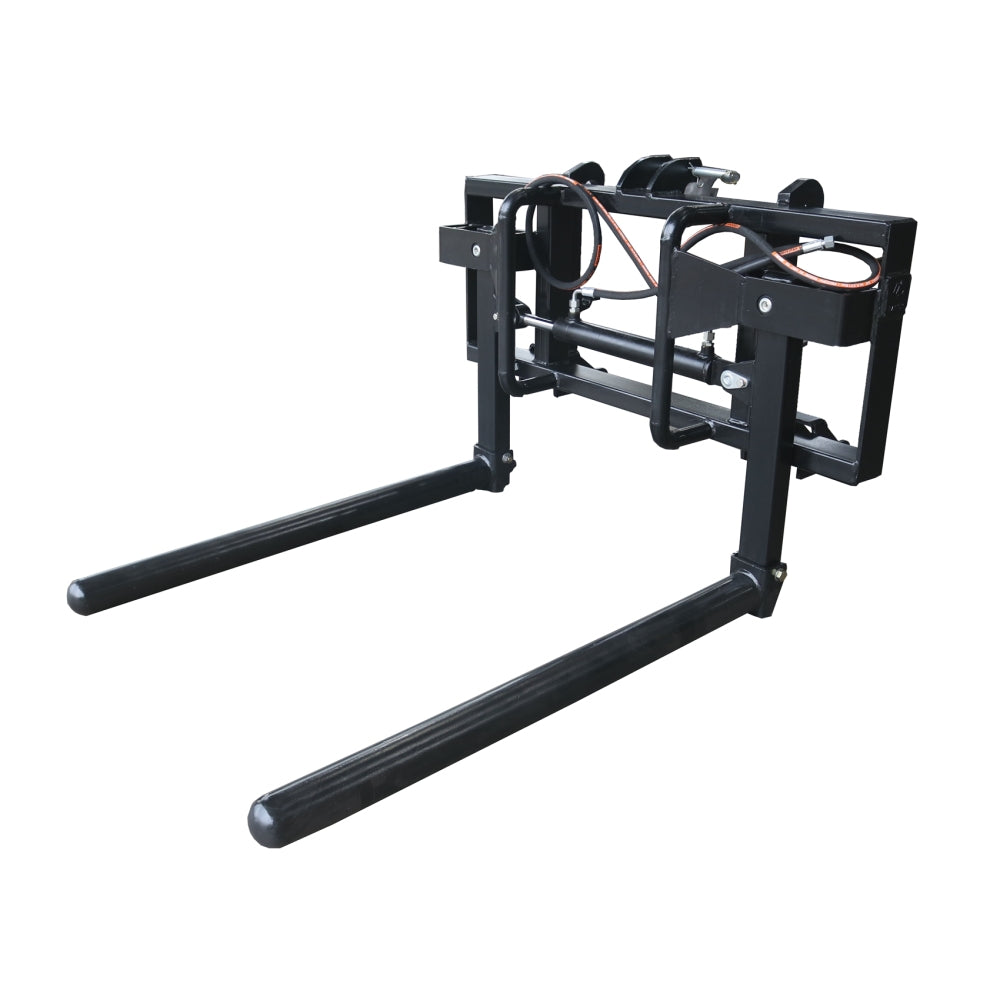 Hydraulic Single Round or Square Bale Lifter/Handler SMS Brackets, Heavy Duty Bale Squeezer Bale Handler Attachments