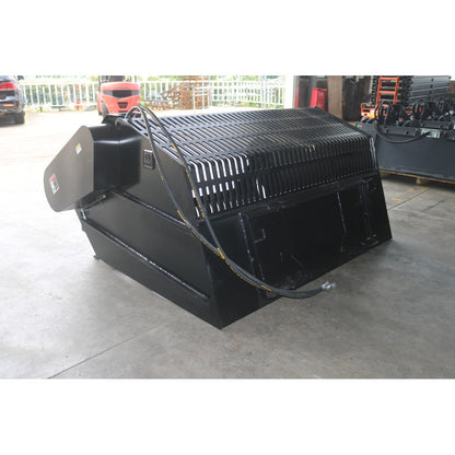 Skid Steer Extreme Duty Screening Rock Picker Bucket Attachments for Sorting Soil, Rocks, Fit Universal Mount Plate