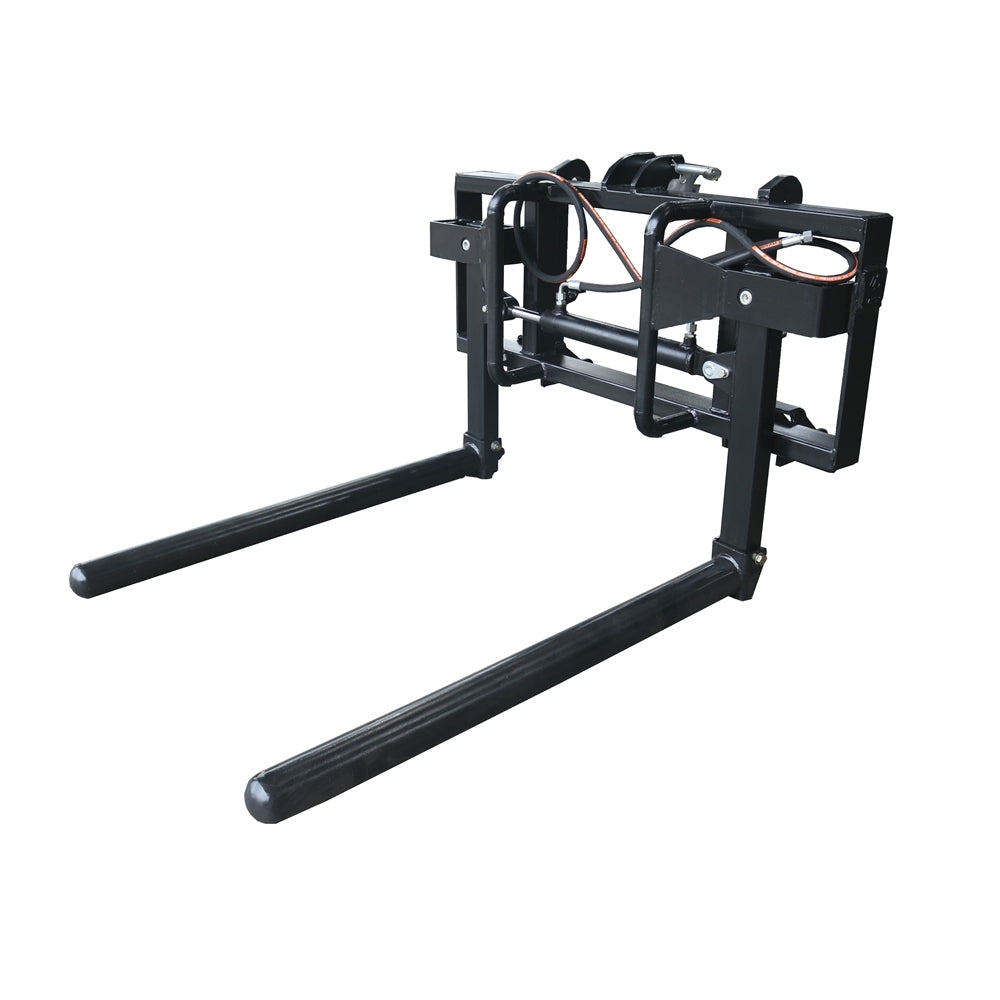 Hydraulic Single Round or Square Bale Lifter/Handler SMS Brackets, Heavy Duty Bale Squeezer Bale Handler Attachments