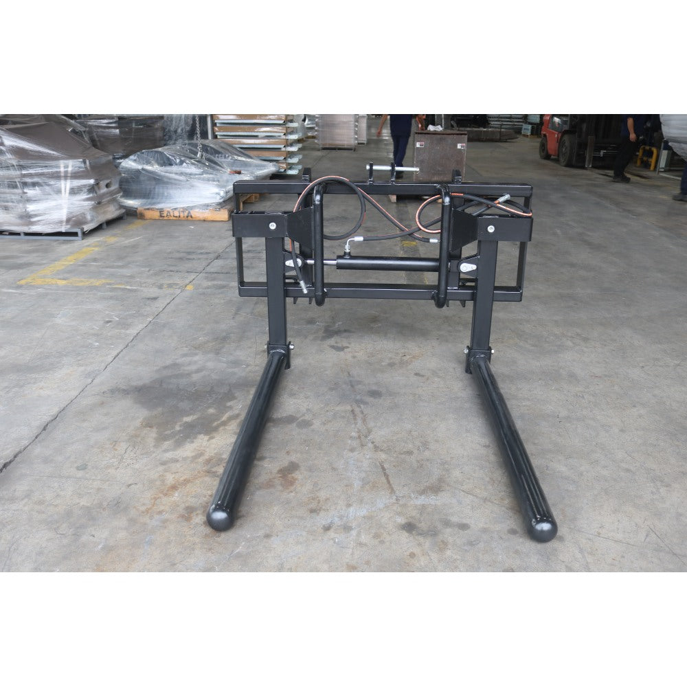 Hydraulic Single Round or Square Bale Lifter/Handler SMS Brackets, Heavy Duty Bale Squeezer Bale Handler Attachments