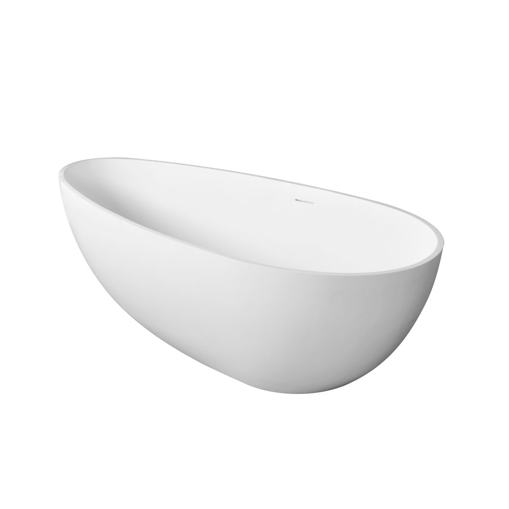 66.9 inch freestanding solid surface soaking bathtub for bathroom