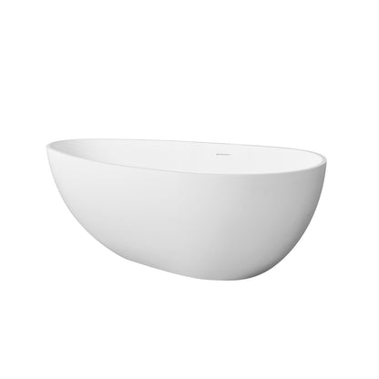 66.9 inch freestanding solid surface soaking bathtub for bathroom