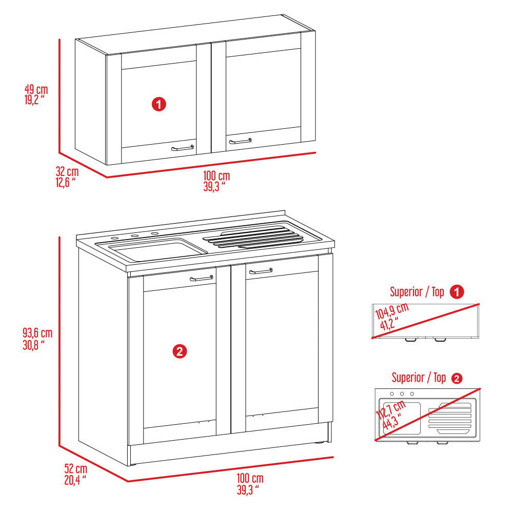 Perseus Cabinet Set