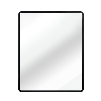 Black 24x30 inch  Metal Framed Wall mount or Recessed Mirror Cabinet