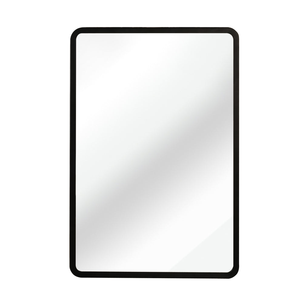 Black 24x30 inch  Metal Framed Wall mount or Recessed Mirror Cabinet