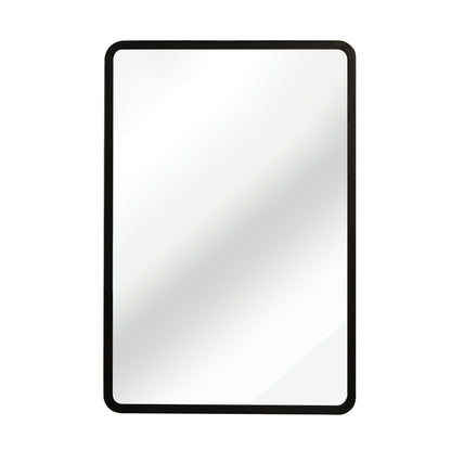 Black 24x30 inch  Metal Framed Wall mount or Recessed Mirror Cabinet
