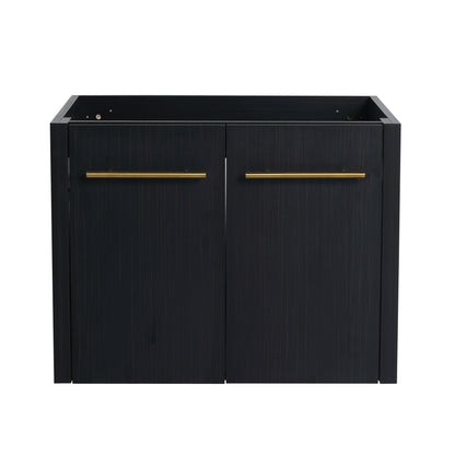 30 Inch Wall-mounted Bathroom Vanity (Only the Cabinet Body, No Top Sink)-BVB09130BCT