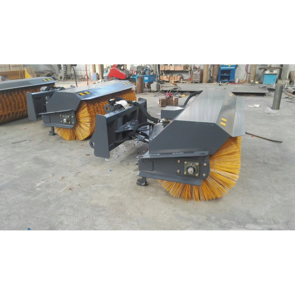 72 Skid Steer Hydraulic Rotary Angle Broom Sweeper
