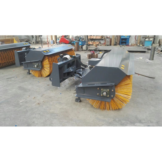 72 Skid Steer Hydraulic Rotary Angle Broom Sweeper