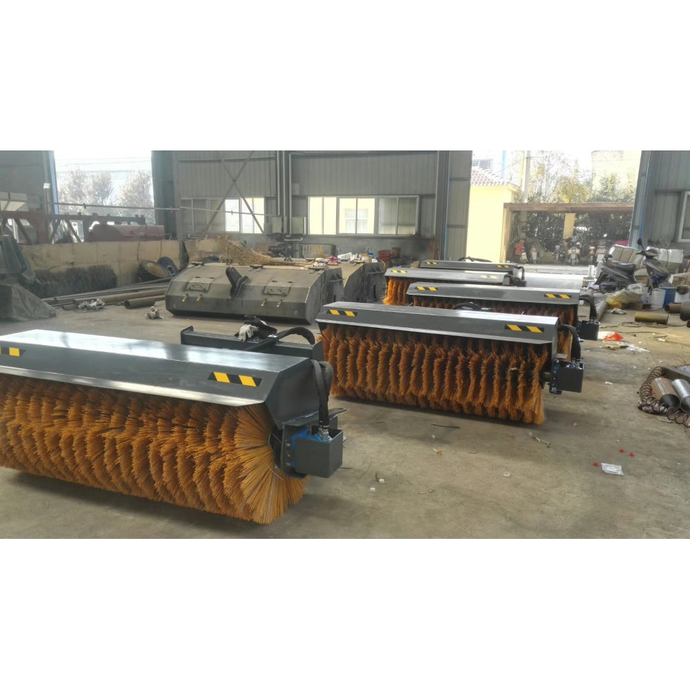 72 Skid Steer Hydraulic Rotary Angle Broom Sweeper