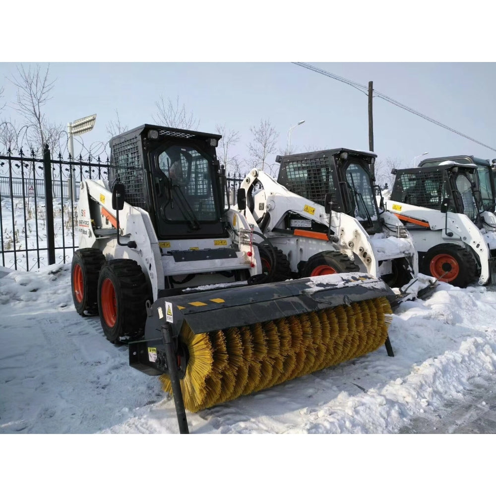 72 Skid Steer Hydraulic Rotary Angle Broom Sweeper