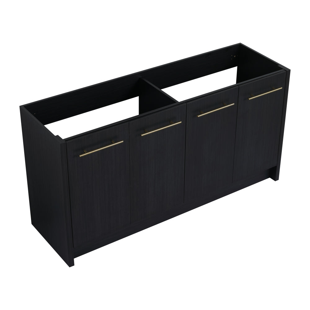 48 Inch Freestanding Bathroom Vanity with Resin Sink, With Soft Closing Door, KD-Package