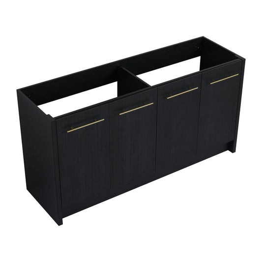 60 Inch Freestanding Bathroom Vanity (Without Top Sink)-BVB09260BCT