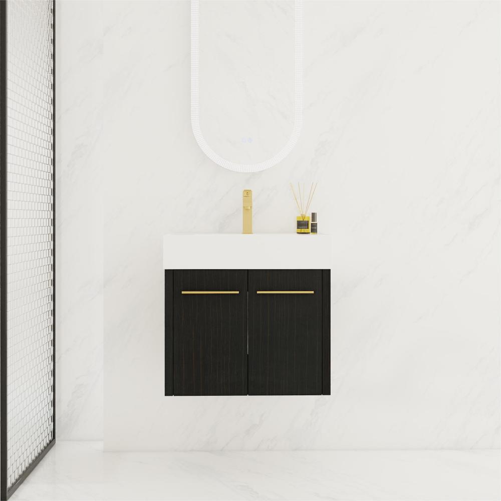 30 Inch Wall-mounted Bathroom Vanity (Only the Cabinet Body, No Top Sink)-BVB09130BCT