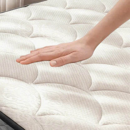 Made in USA - 12" Full Euro Top Pocket Coil and Cooling Gel Memory Foam Highly Breathable Quilted Cover Hybrid Mattress, Pressure Relief, and Motion Isolation, CertiPUR-US in a Box
