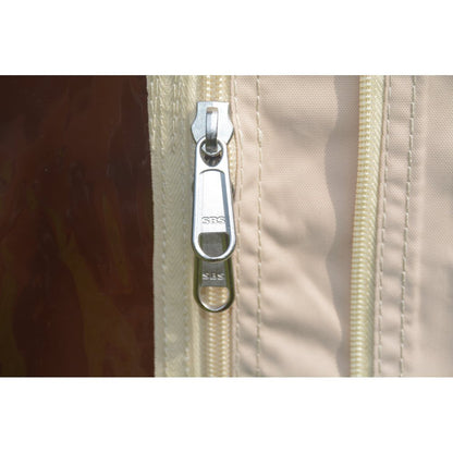 9.8 x13ft  Inflatable Camping Tents with Hand Pump, Air Glamping Tents, Easy Setup Waterproof and Windproof Blow up Tent, 4 Seasons Oxford Cabin Tent with Mesh & Chimney Window. Beige