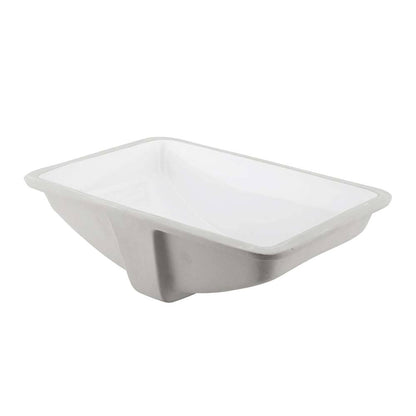 DAX  Ceramic Square Single Bowl Undermount Bathroom Basin
