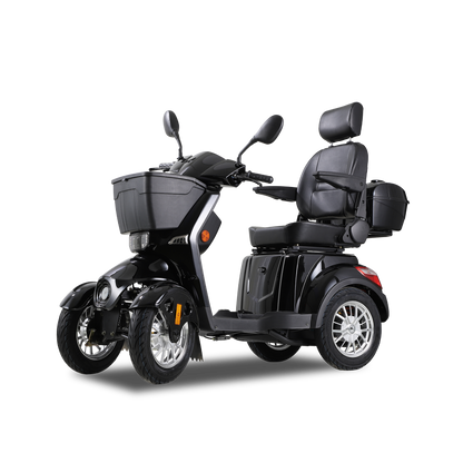 XL3D4L Electric Mobility Recreational Travel Scooter for Adults,Mobility Scooters for Seniors, 4 Wheel Powered Mobility Scooters,