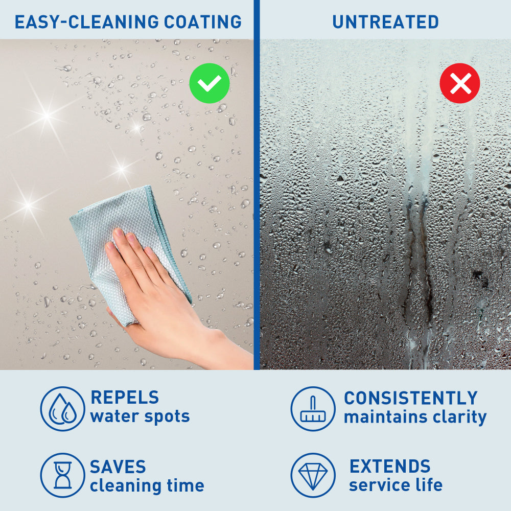 56-60 in. W x 62 in. H Frameless Double Sliding Tub Door, Bypass Tub Shower Door Soft Closing, Matte Black 24D02-T60MBX