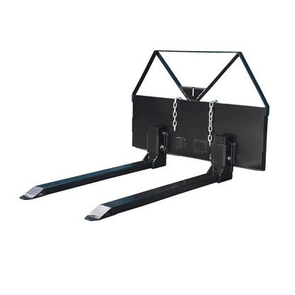 48" Economy Pallet Fork Skid Steer Quick Tach
