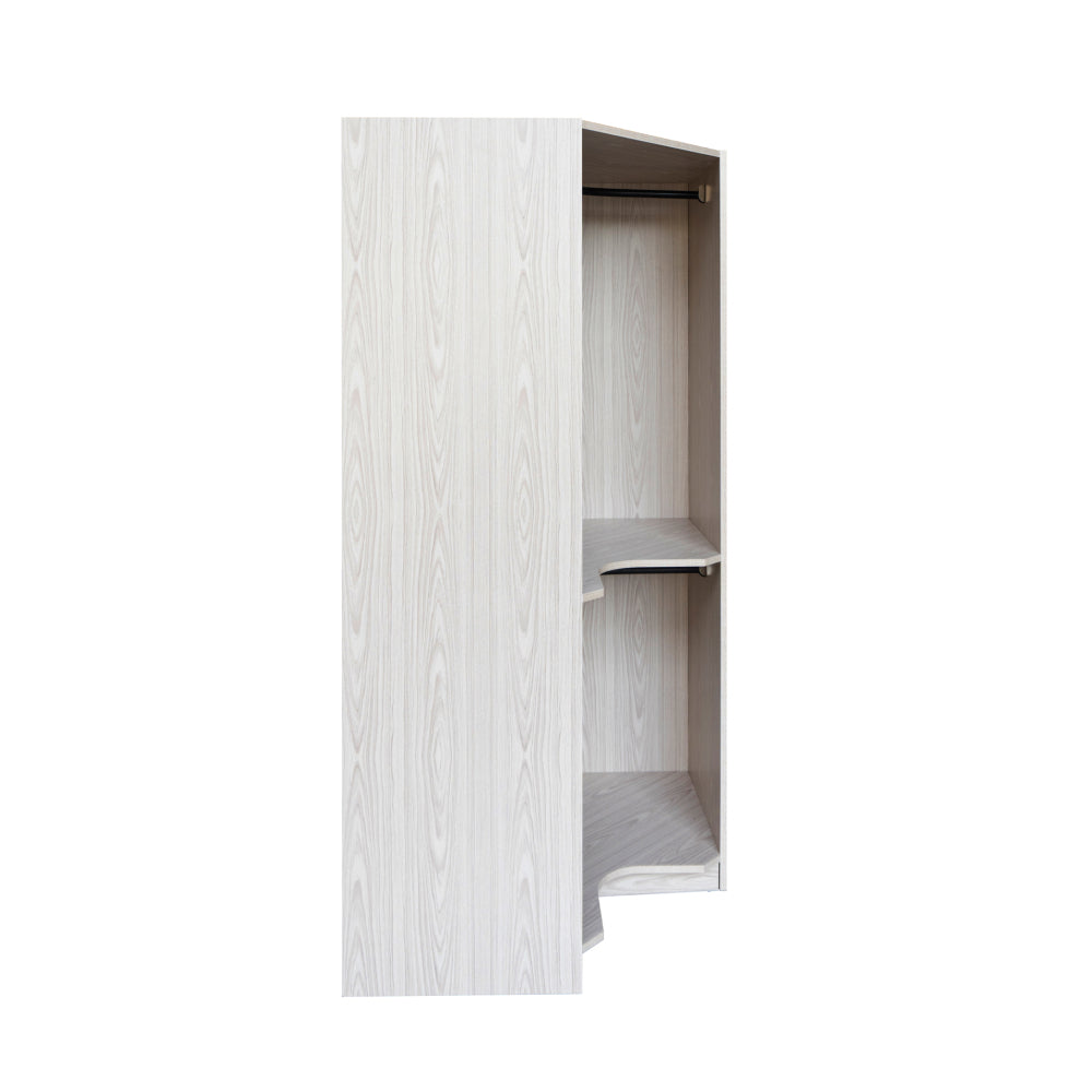 Polygon Corner Wardrobe, Natural
