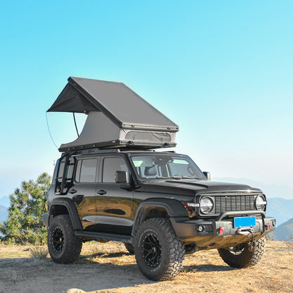 Roof Top Tent Hardshell Rooftop Tent For Van Jeep SUV Truck Car  Overland Tent Camping for 2-3 Person( With Ladder)