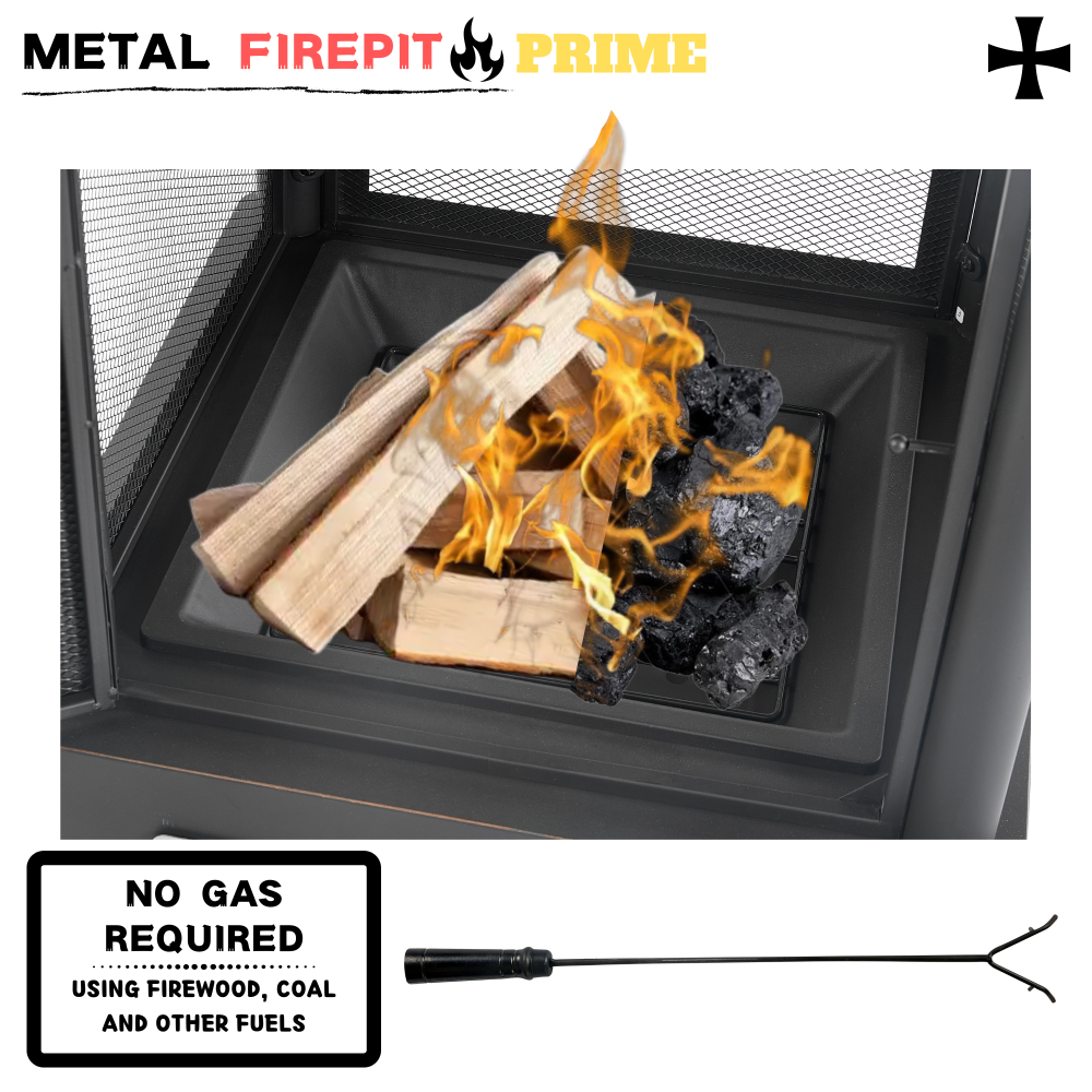 XOT036 Heavy Duty Garden Metal Outdoor heating furnace for backyard fir pit