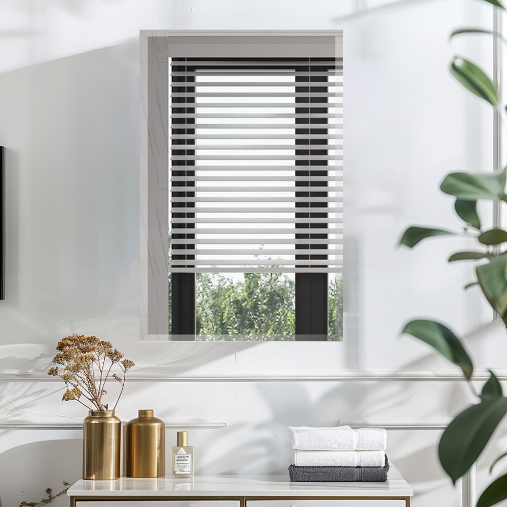 15x26 inch Medicine Cabinet with Mirror Aluminum Bathroom Adjustable shelf Wall Mounted or Successed