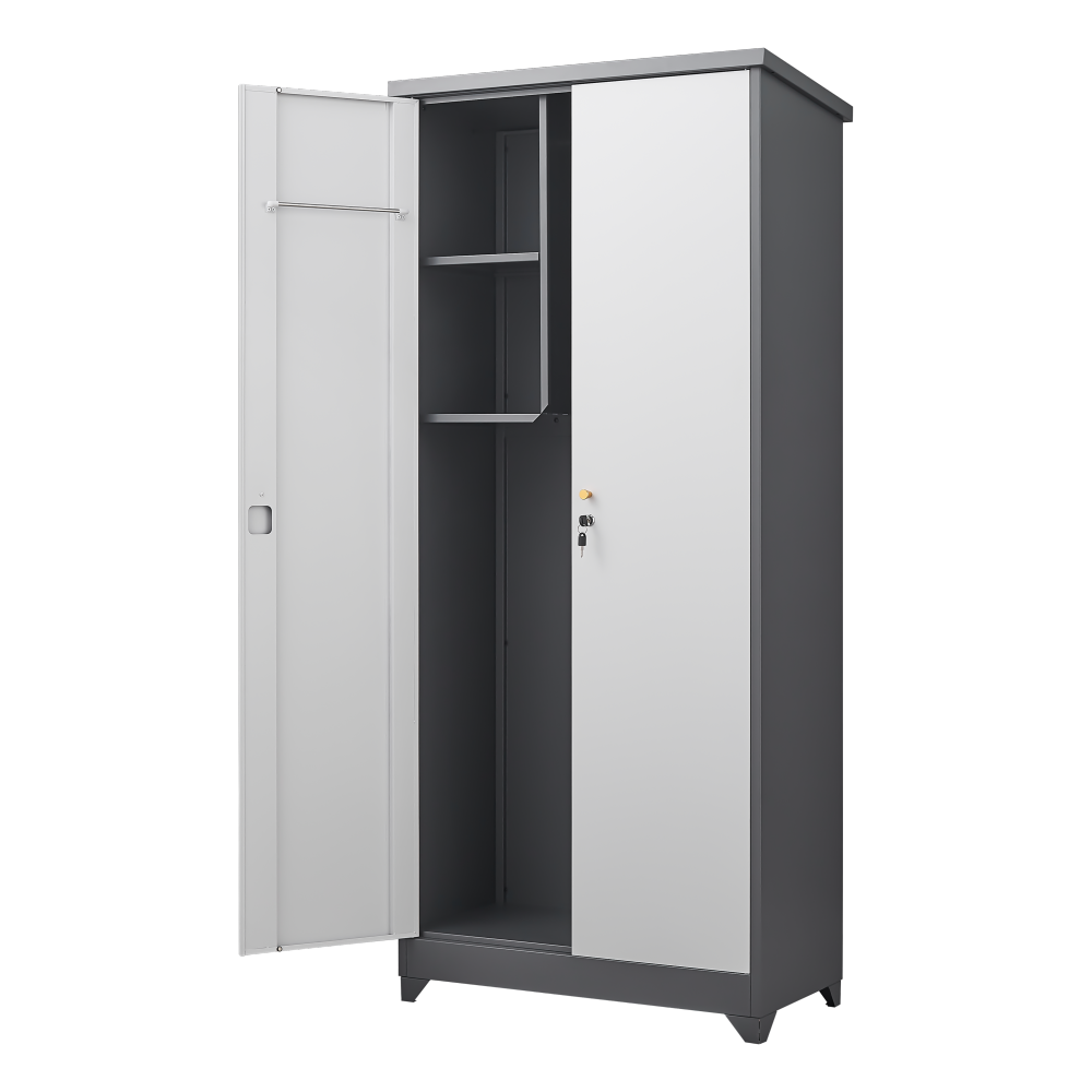 Outdoor Cabinet Outdoor Storage Cabinet Waterproof, Storage Cabinet cabinet with Shelves, Vertical Tall Garden Storage cabient & Outdoor Storage Cabinet Weatherproof for Outside in light gray