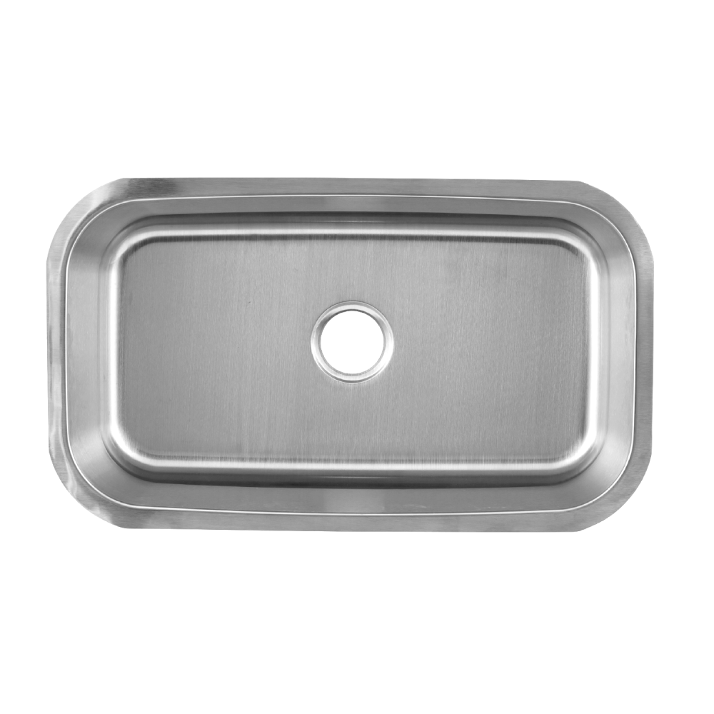 DAX Stainless steel kitchen sink - Single bowl  - 18 gauges - 304 SS