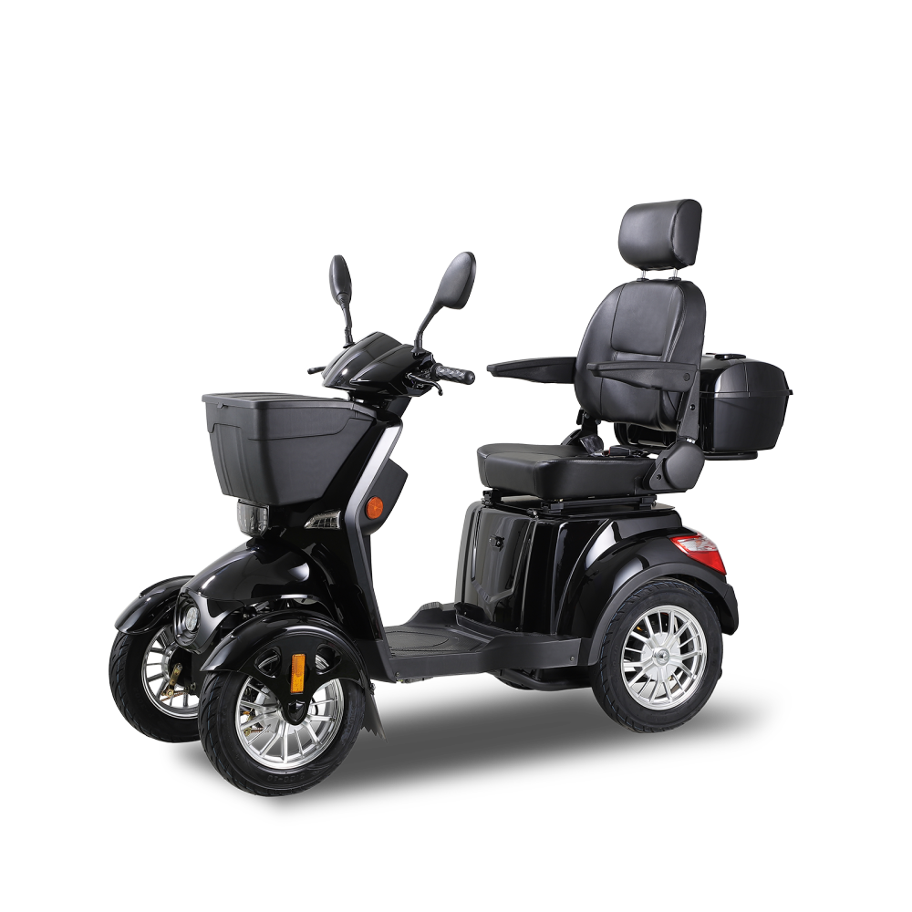 XL3D4L Electric Mobility Recreational Travel Scooter for Adults,Mobility Scooters for Seniors, 4 Wheel Powered Mobility Scooters,