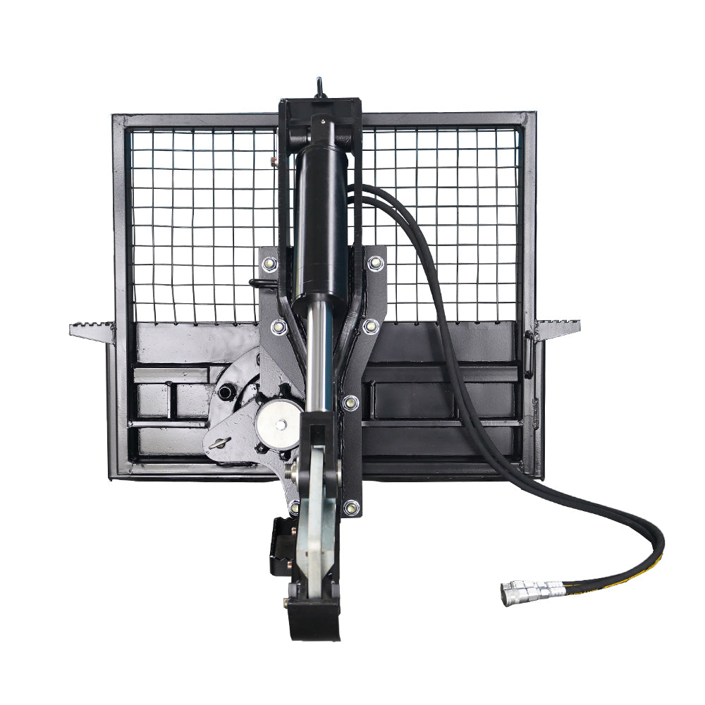 Skid Steer Hydraulic Rotating Cutting Tree Shears Attachments, Universal Mount Quick Attach