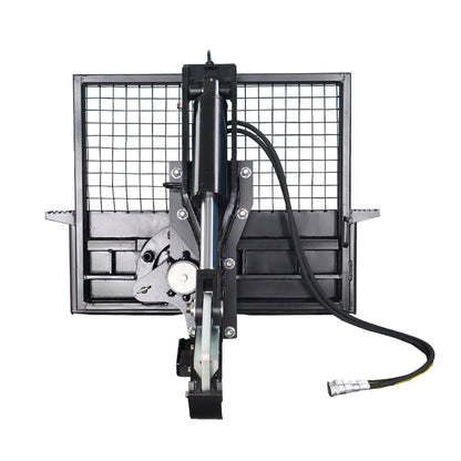 Skid Steer Hydraulic Rotating Cutting Tree Shears Attachments, Universal Mount Quick Attach