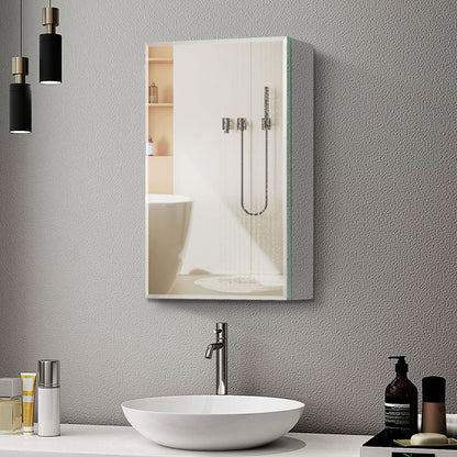 20x26 inches Medicine cabinet with mirror Surface Mount or Recess aluminium Bathroom Livingroom