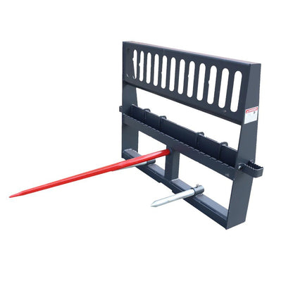 48'' HD Pallet Forks Hay Spear Skid Steer Quick Tach