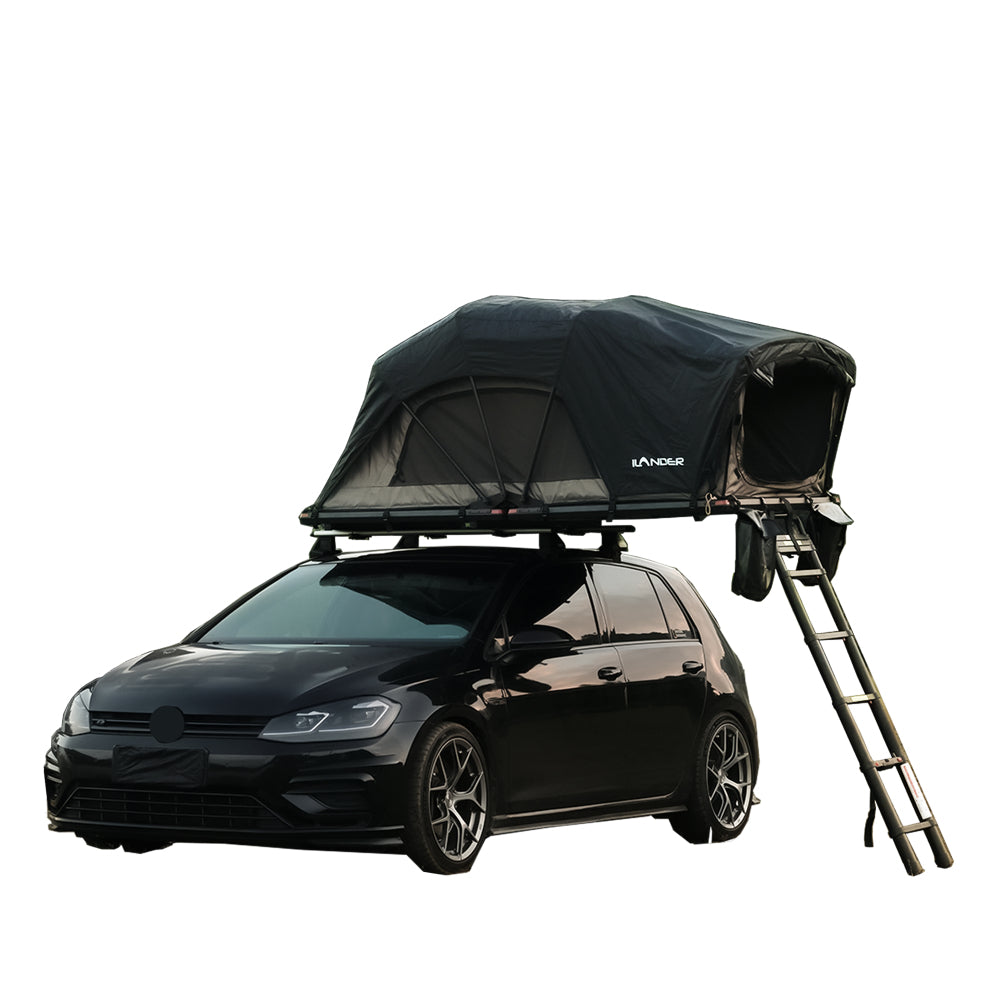 ILANDER Lite Cruiser Roof Top Tent 120cm, Entry level Overland Aluminium Fold Out Style Car Roof Tent for Sedan Van SUV Truck Camping Waterproof,Windproof ,Sturdy