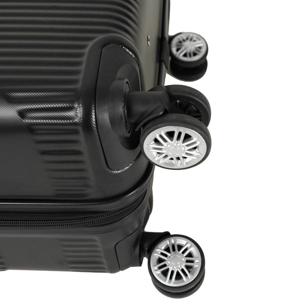 3-piece hard shell luggage set, suitable for both long-distance and short distance travel. Equipped with four-wheel rollers, password lock, and hiking bag