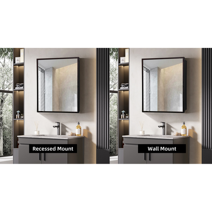 20x26 inch Medicine Cabinet Mirror Cabinet Wall mount or Recessed Bathroom or Livingroom