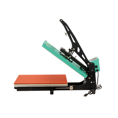 16x24 Semi-automatic Heat Press Machine With Auto Open and Slide-out base