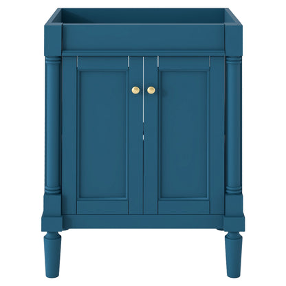 24'' Bathroom Vanity with Top Sink, 2-Tier Modern Bathroom Storage Cabinet, Single Sink Bathroom Vanity, Large Storage Shelves (Replace SW000102AAF)