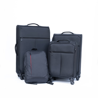 Luggage 3-piece backpack set black(No password lock)