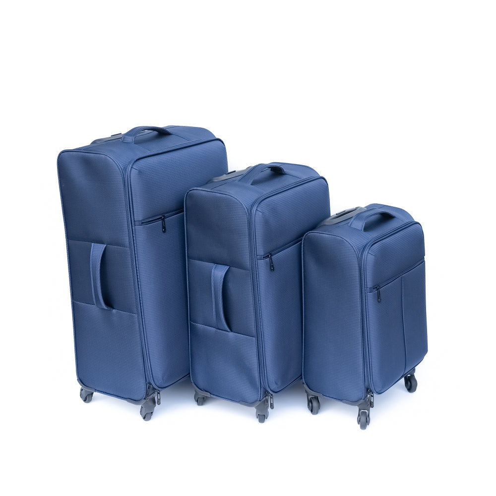 Oxford cloth suitcase Dark blue(No password lock)