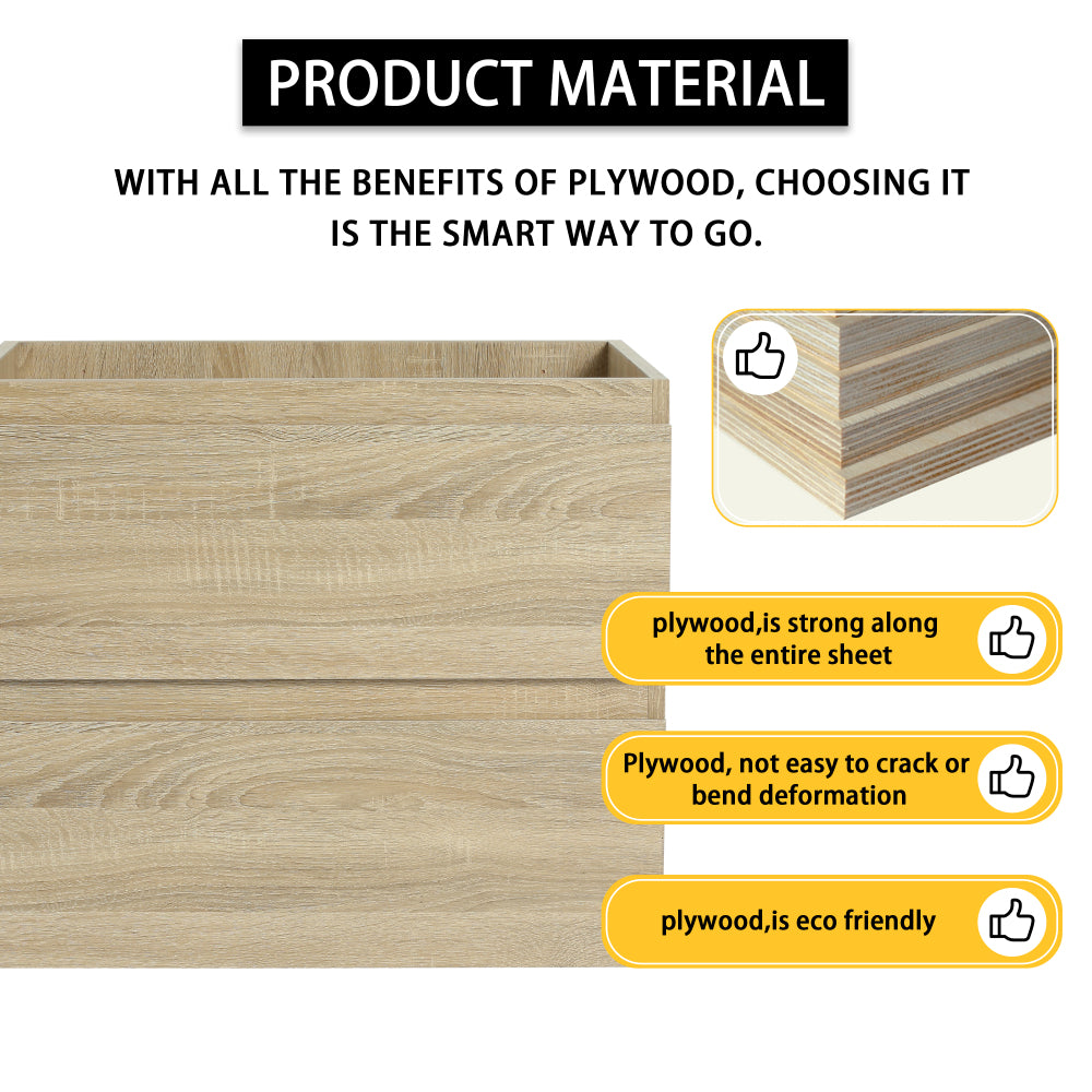 30" Wall-Mounted Bathroom Vanity (Only the Cabinet Body)-BVB01930LTO-2