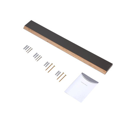 36" Floating Bathroom Vanity with Sink, Modern Wall-Mounted Bathroom Storage Vanity Cabinet with Resin Top Basin and Soft Close Drawers, Glossy White 24V11-36GW