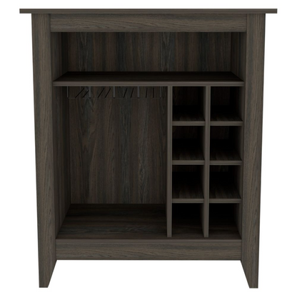 Bar Cabinet, One Open Drawer, One Open Shelf, Carbon Espresso