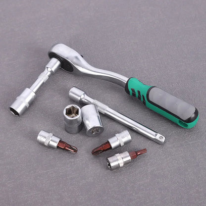 216pcs Common Injector Repair Precision Ratchet Wrench Sleeve Universal Joint Hardware Tool Kit Auto Motorcycle