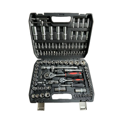 108pcs CR-V Set Mechanical Socket Wrench OEM Customizable Automotive Tools Hard Case Car Repair Wheel Bearing Remover Installer