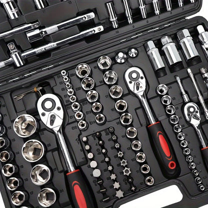 172 Pieces Chrome Vanadium Steel Automotive Repair Tools Customizable OEM Business Gifts for Home Car Maintenance