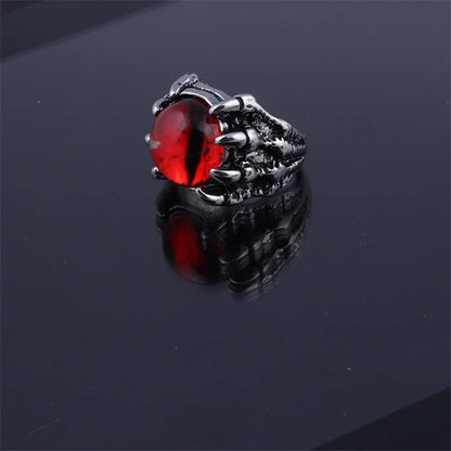 Creative Fashion Evil Eye Rings for Men Women Personality Male Punk 4 Colors Ring Jewelry Men's Bar Night Club Accessories Gifts