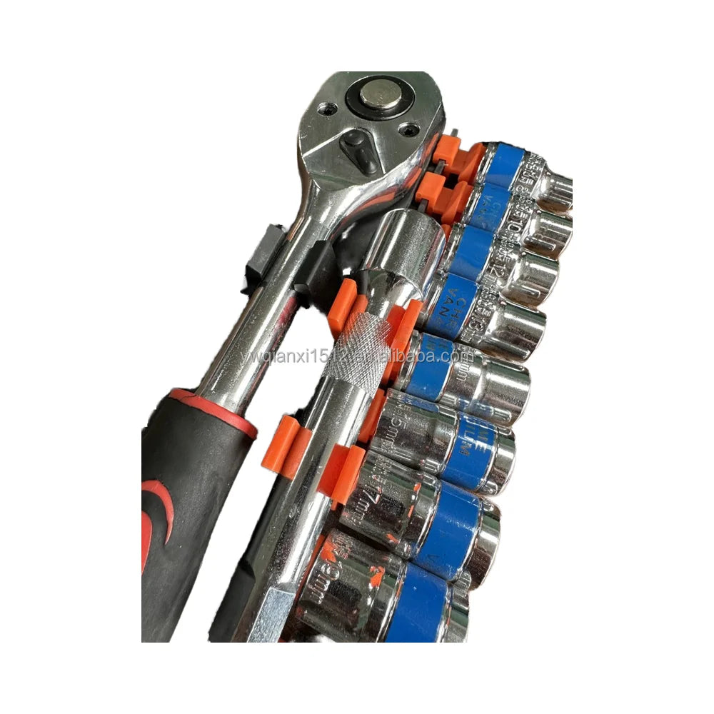 12pcs CR-V Durable Carbon Steel Auto Repair Kit 3/8 Quick Ratchet Wrench Socket Set Cars Boats Motorcycles Hand OEM Customizable